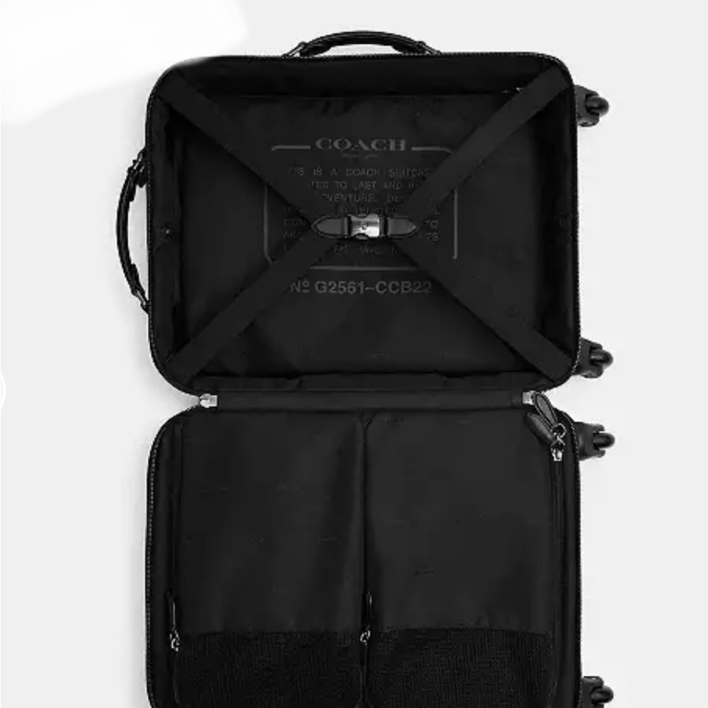 Coach Signature Black Carry-On Luggage - Picture 3 of 3